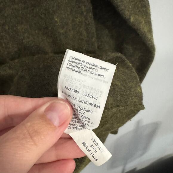 J. Crew Mercantile Crewneck Teddie Sweater Women's Size Small Cotton Wool Nylon - Picture 6 of 6